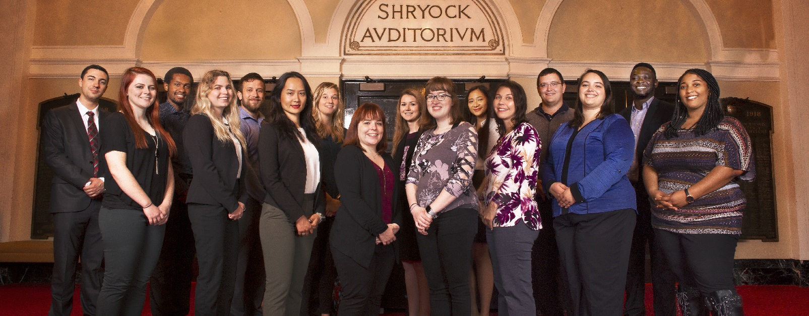 ARC Group Photo at Shryock Auditorium Fall 2019